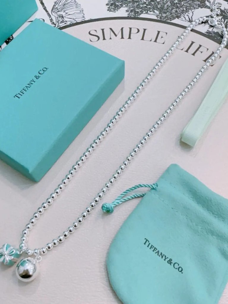 Tiffany & Co. Silver Beaded Necklace
